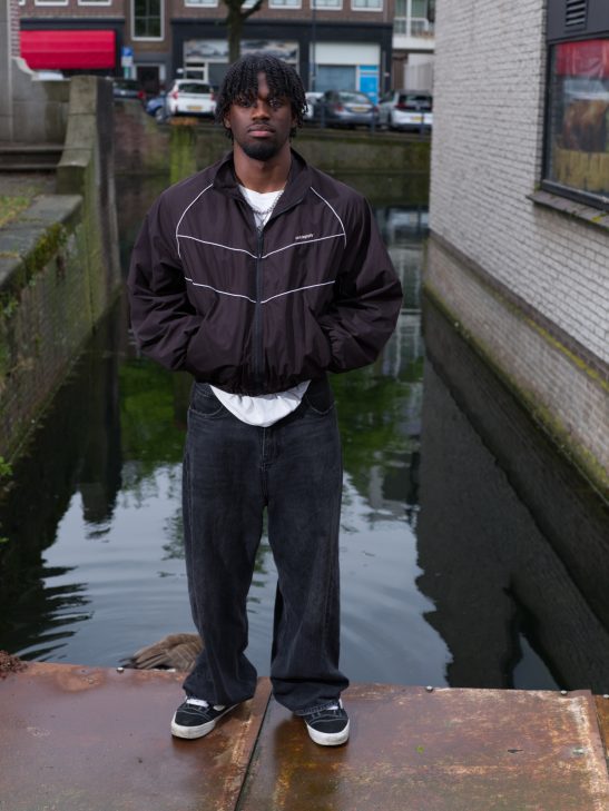 Street portret man fashion clothing rotterdam.