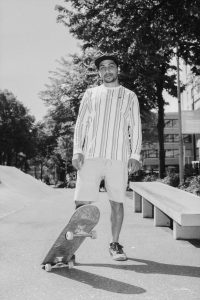 Street portret skater rotterdam.