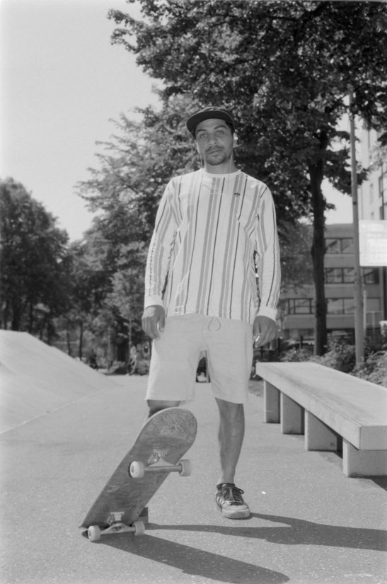 Street portret skater rotterdam.