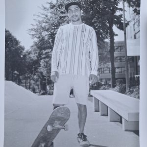 Darkroom print #Skater B&W.