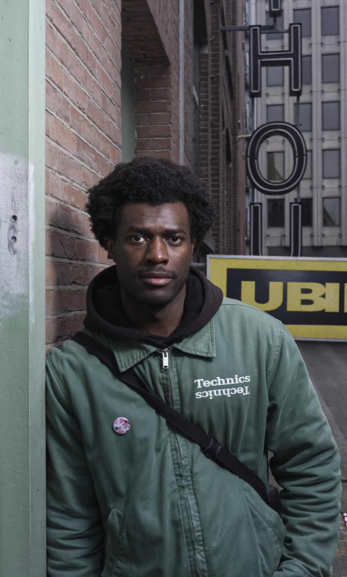 Portrait taken with fuji XE-3 and off camera flash at Rotterdam witte de withstraat.